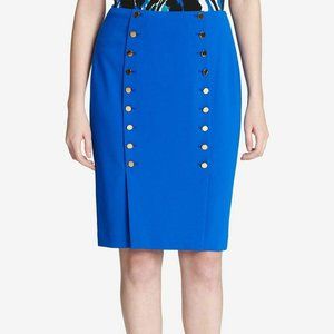 Calvin Klein Double Button-Front Pencil Skirt  sz 16